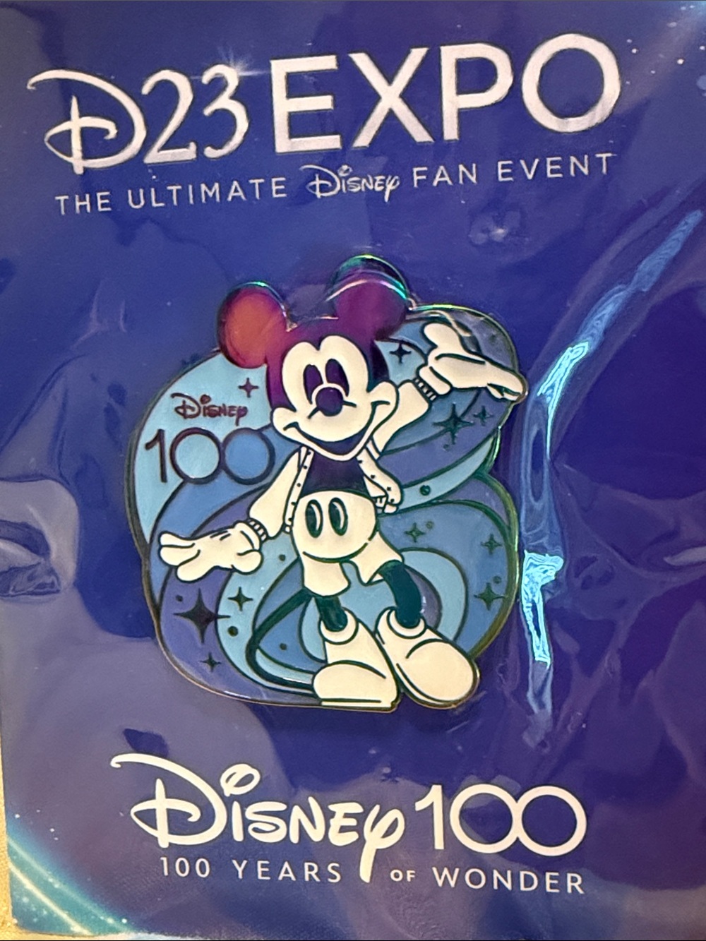 D23 Expo 2022 Disney Legends Panel Exclusive Mickey Mouse100th Anniversary Pin